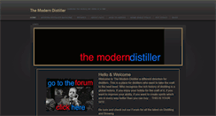 Desktop Screenshot of moderndistiller.com